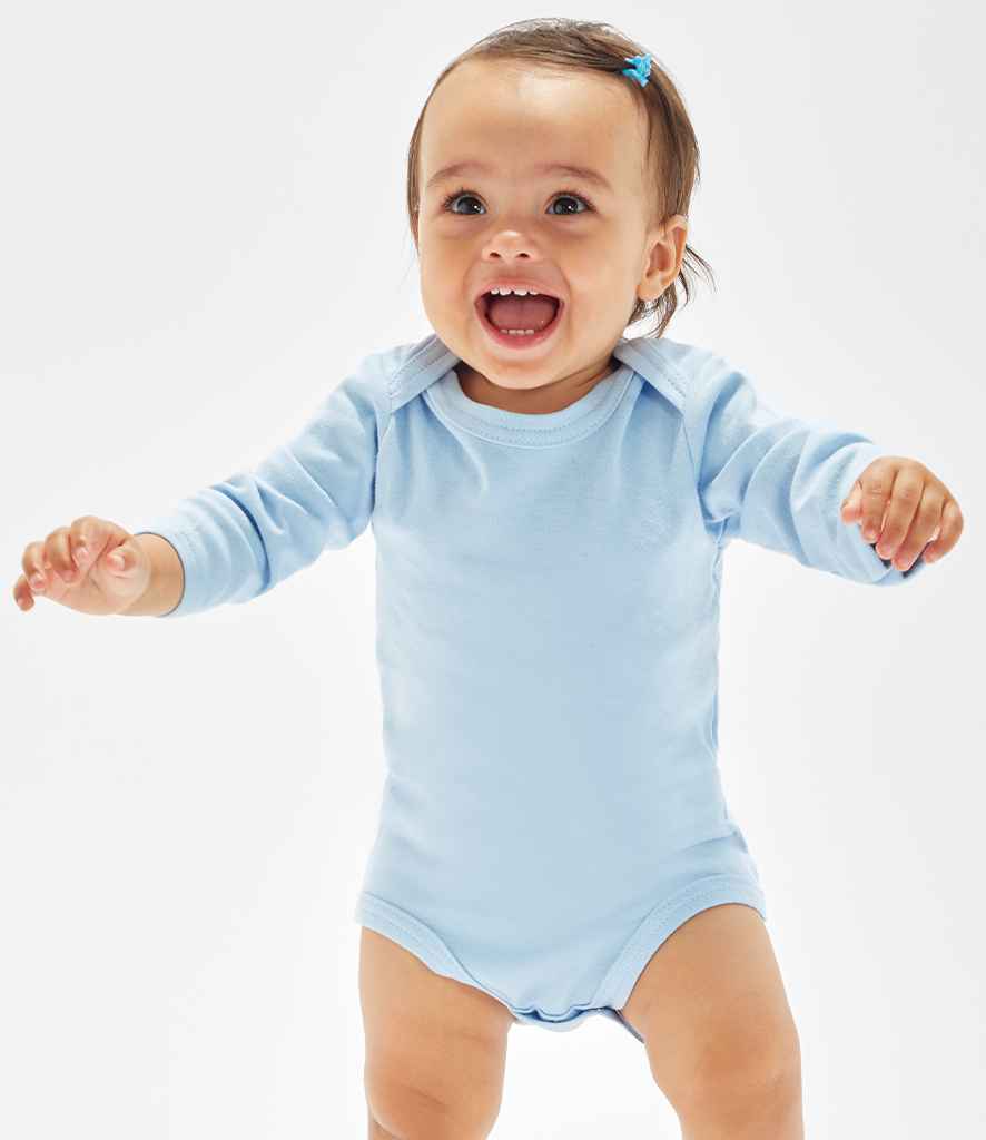 BabyBugz Baby Long Sleeve Bodysuit (Black, XS)
