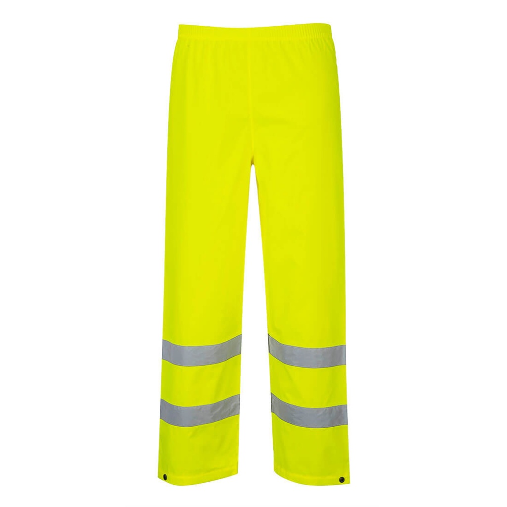 [S480YERXS] Hi-Vis Rain Traffic Trousers (Yellow, XS)