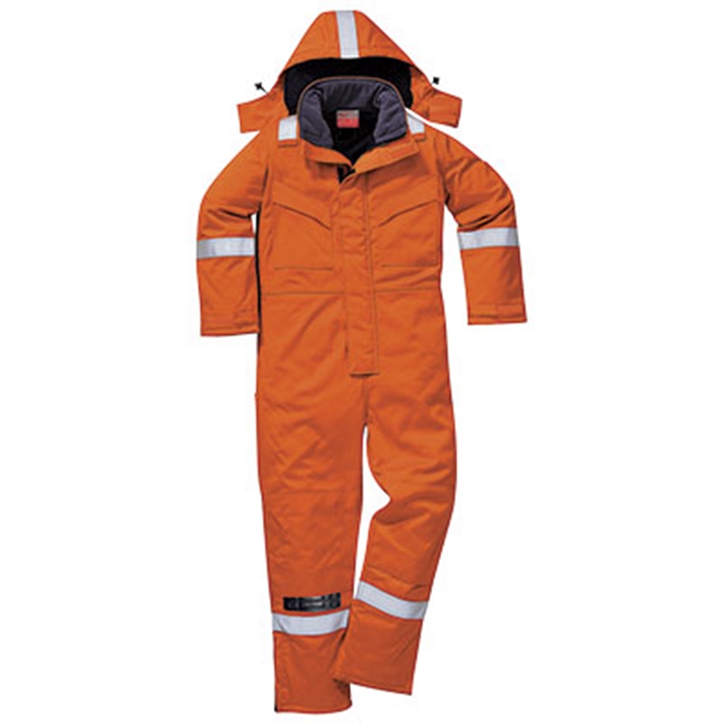 [FR53NARS] Bizflame Work FR Insulated Coverall (Navy, S, Short)