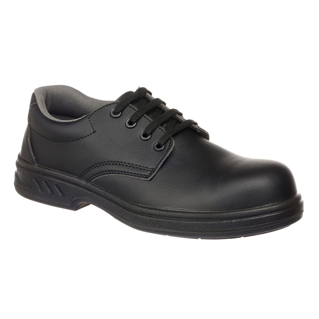 [FW80BKR34] Steel Microfibre Low Shoe S2 FO SR (Black, 34)