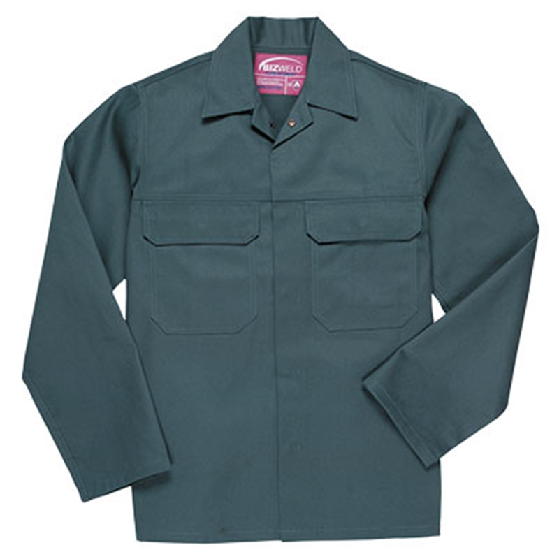 Bizweld Work FR Jacket (Black, XS, Regular)