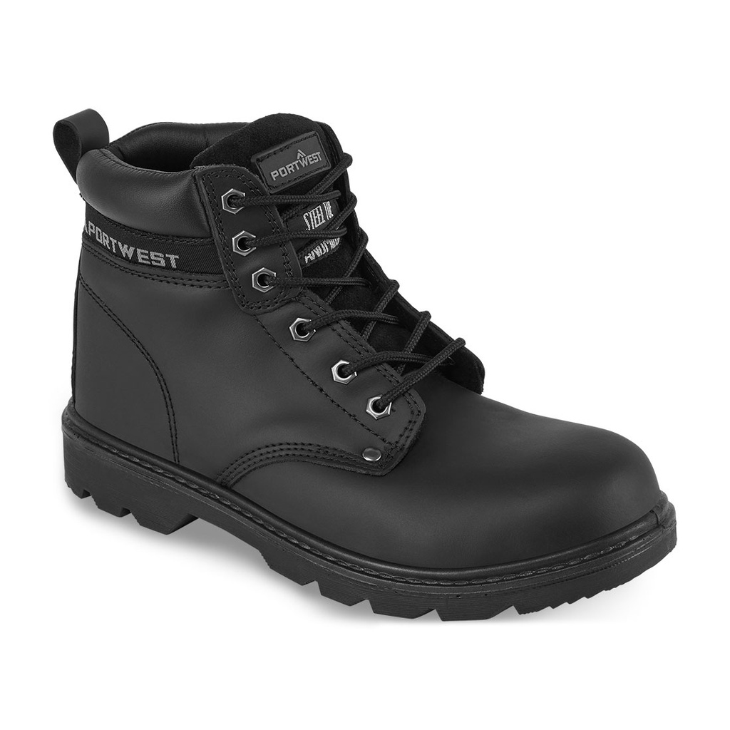 [FW11BKR37] Steel Leather Ankle Boot S3 SR (37)