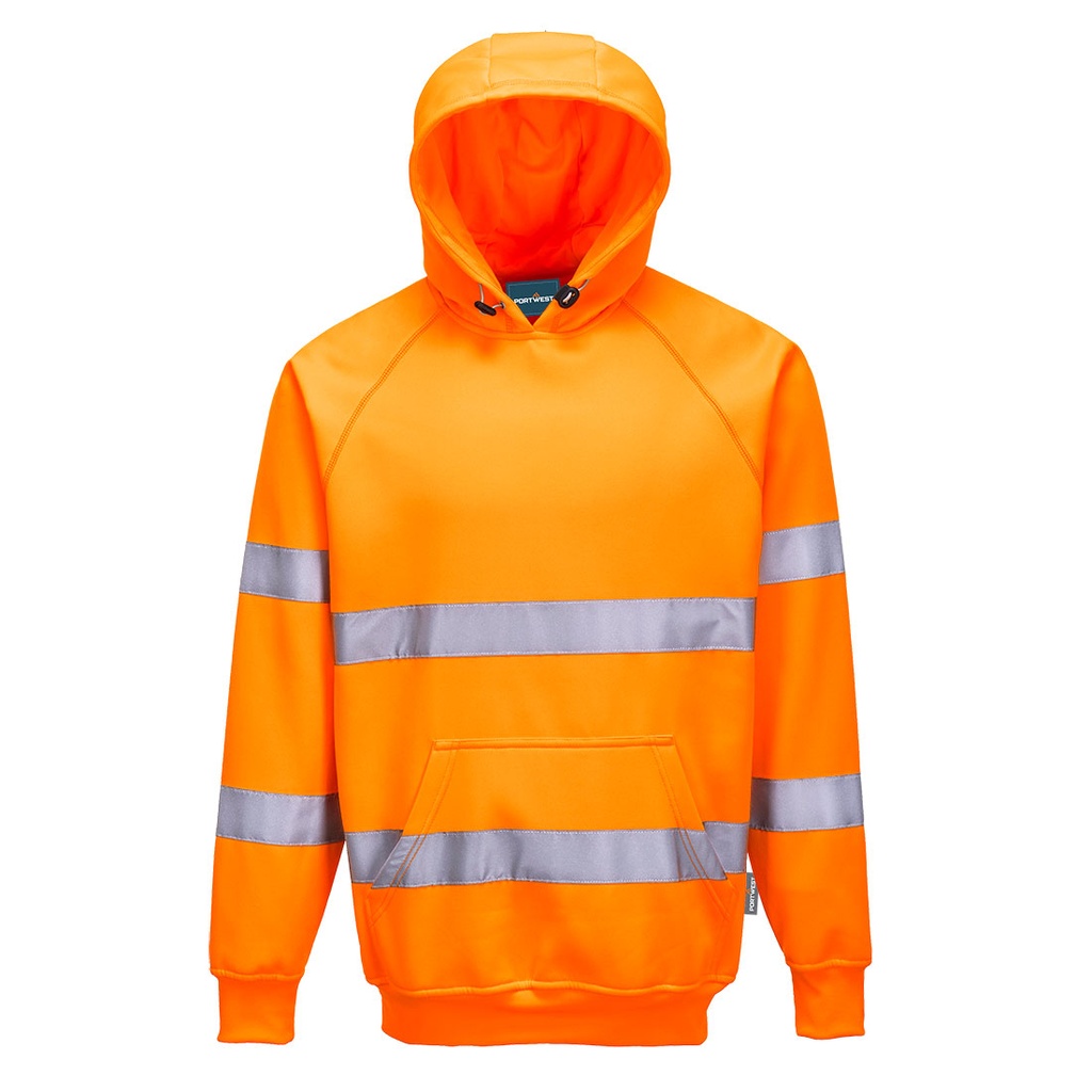 ES1 Essential Hi-Vis Hooded Sweatshirt (XS, Yellow)
