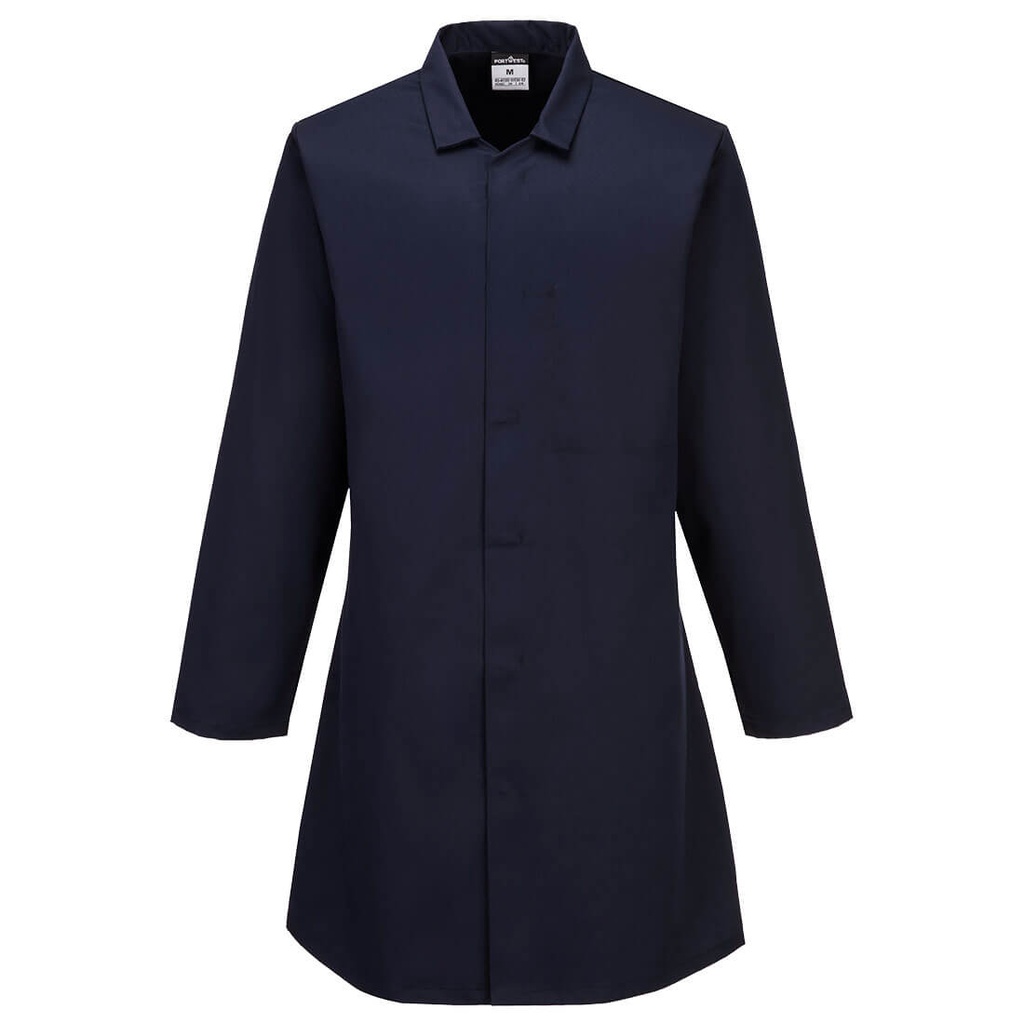 [2202NVRXS] Food Industry 1 Pocket Coat (XS, Navy)