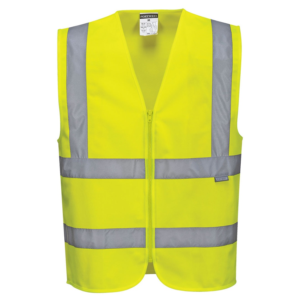 [C375YERXS] Hi-Vis Band and Brace Vest (XS, Yellow)