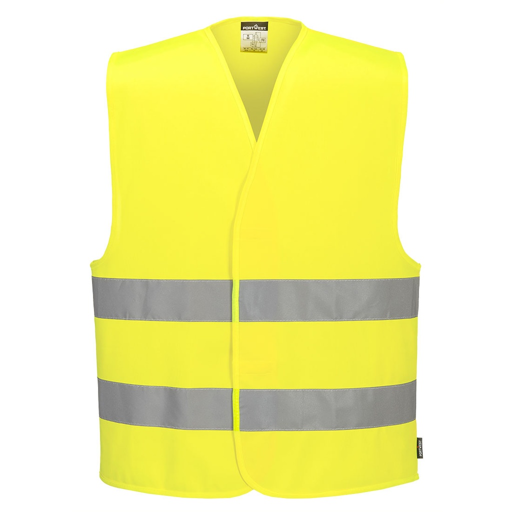 [C474YERXXS/XS] Hi-Vis Two Band Vest (XXS/XS, Yellow)