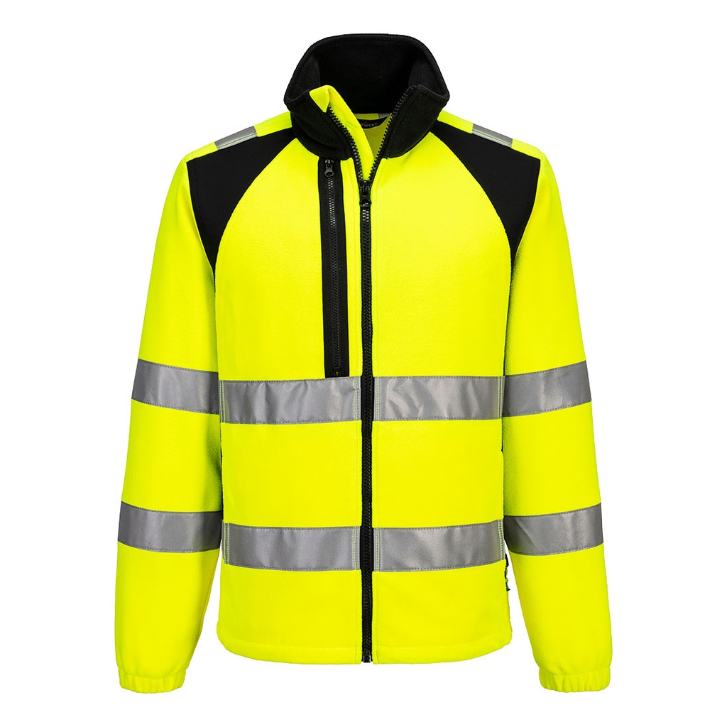 [CD807YBRS] WX2 Eco Hi-Vis Fleece (S, Yellow/Black)