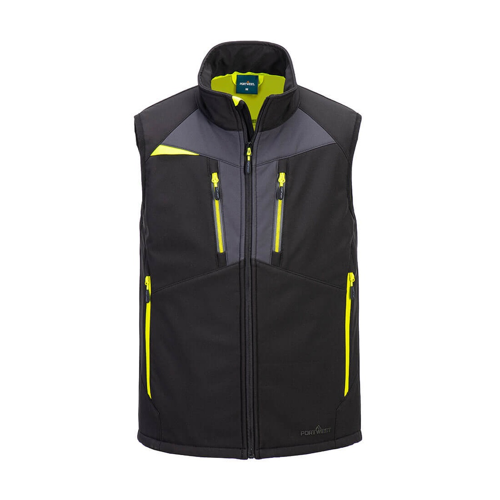 [DX476BKRS] DX4 Softshell Bodywarmer (3L) (S, Black)