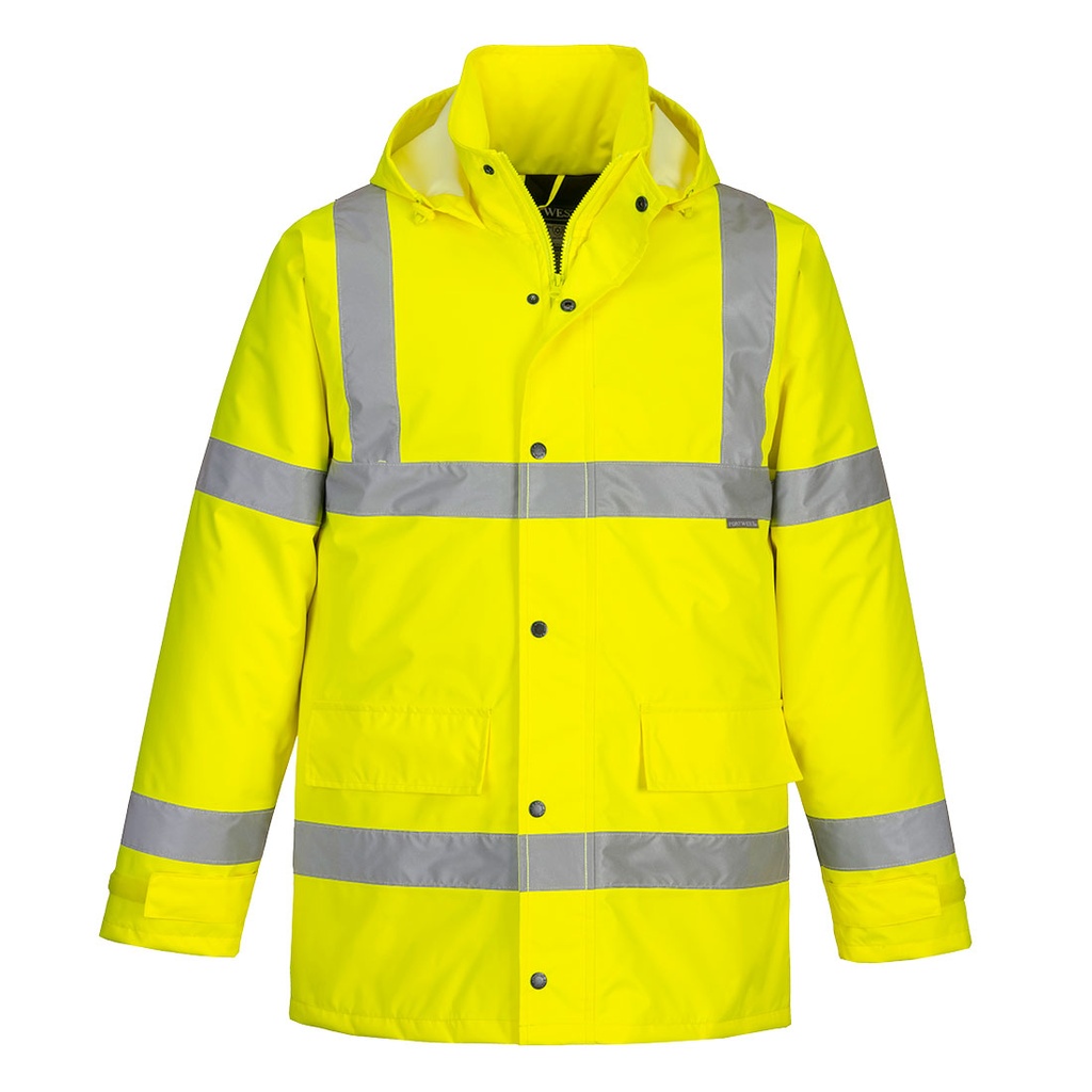[ES460YERXS] Essential Hi-Vis Winter Traffic Jacket (XS, Yellow)