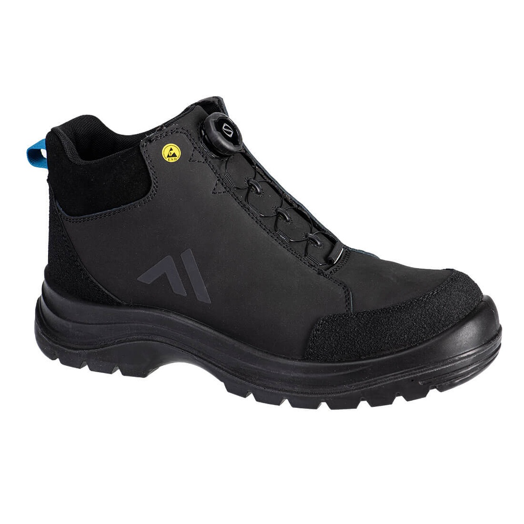 [FE02BKB35] Composite Action Nubuck Mid Boot S3S ESD SR FO (35)