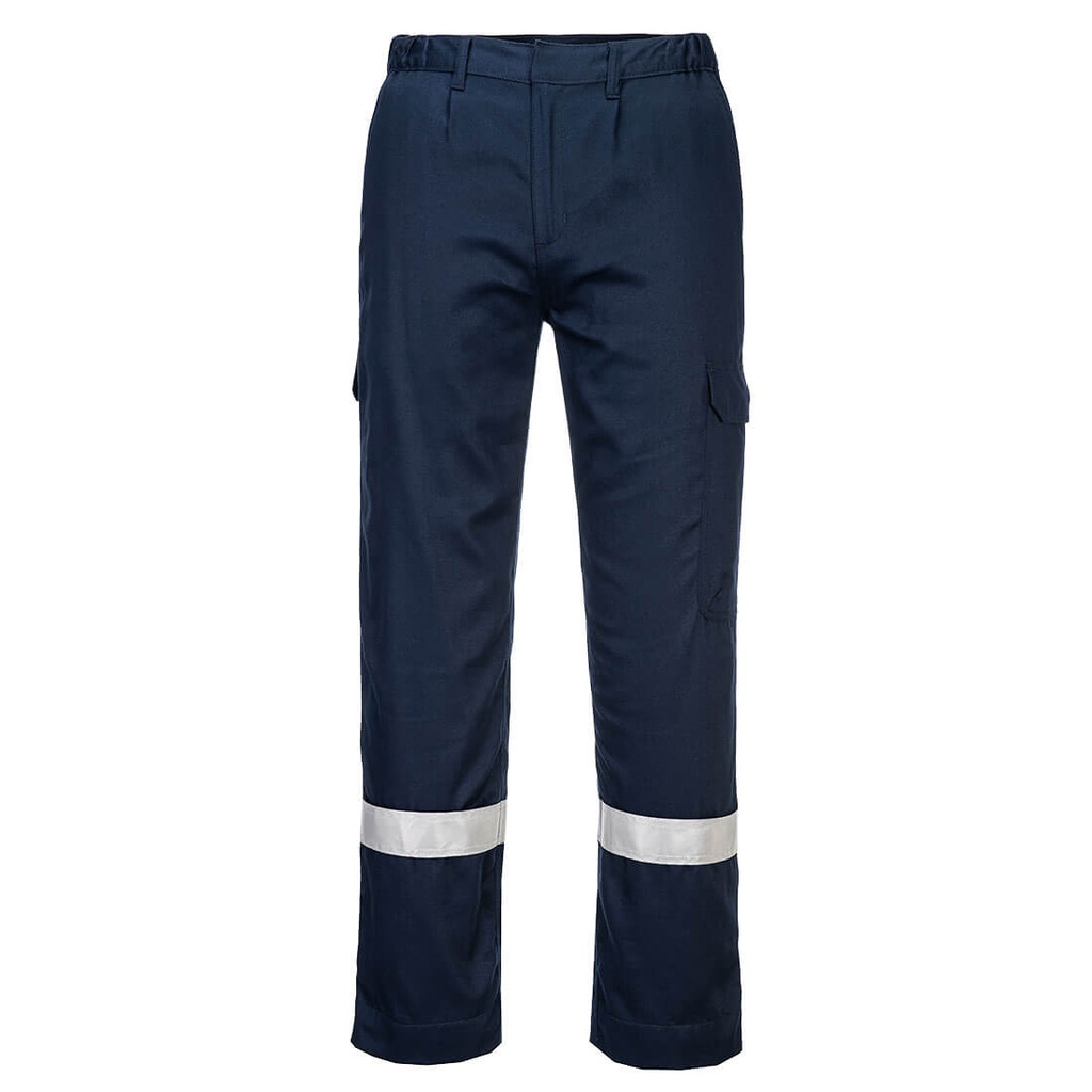 [FR412NARS] Bizflame Work Lightweight FR Trousers (S, Navy)