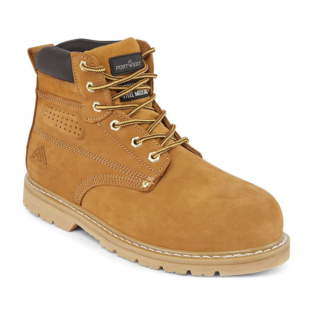 [FW35HOR39] Steel Nubuck Leather Ankle Boot SBP HRO (39)