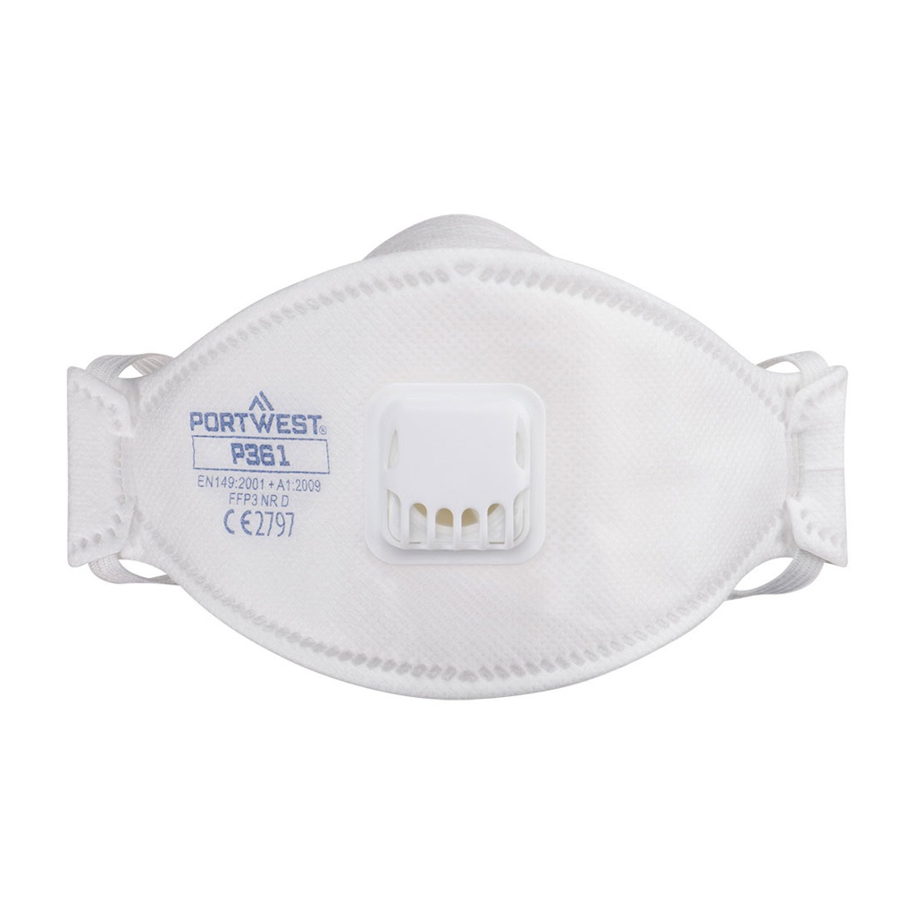 [P361] Trifold Valved Dolomite FFP3 Respirator (Pk10)