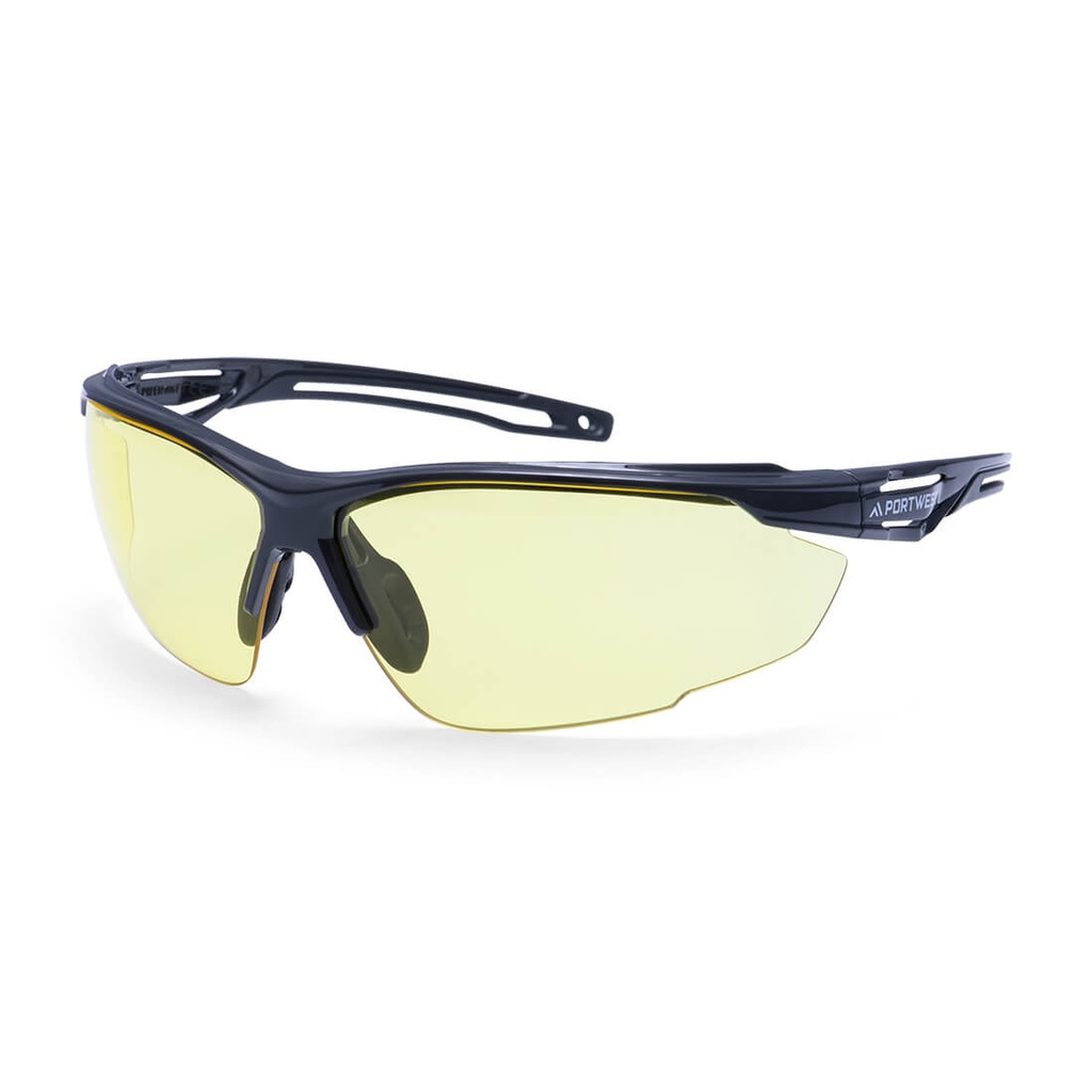 [PS36AMR] Anthracite Safety Glasses (Amber)