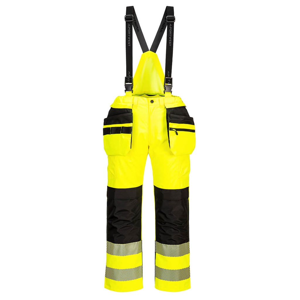 [PW356YBRS] PW3 Hi-Vis Rain Trousers (S, Yellow/Black)