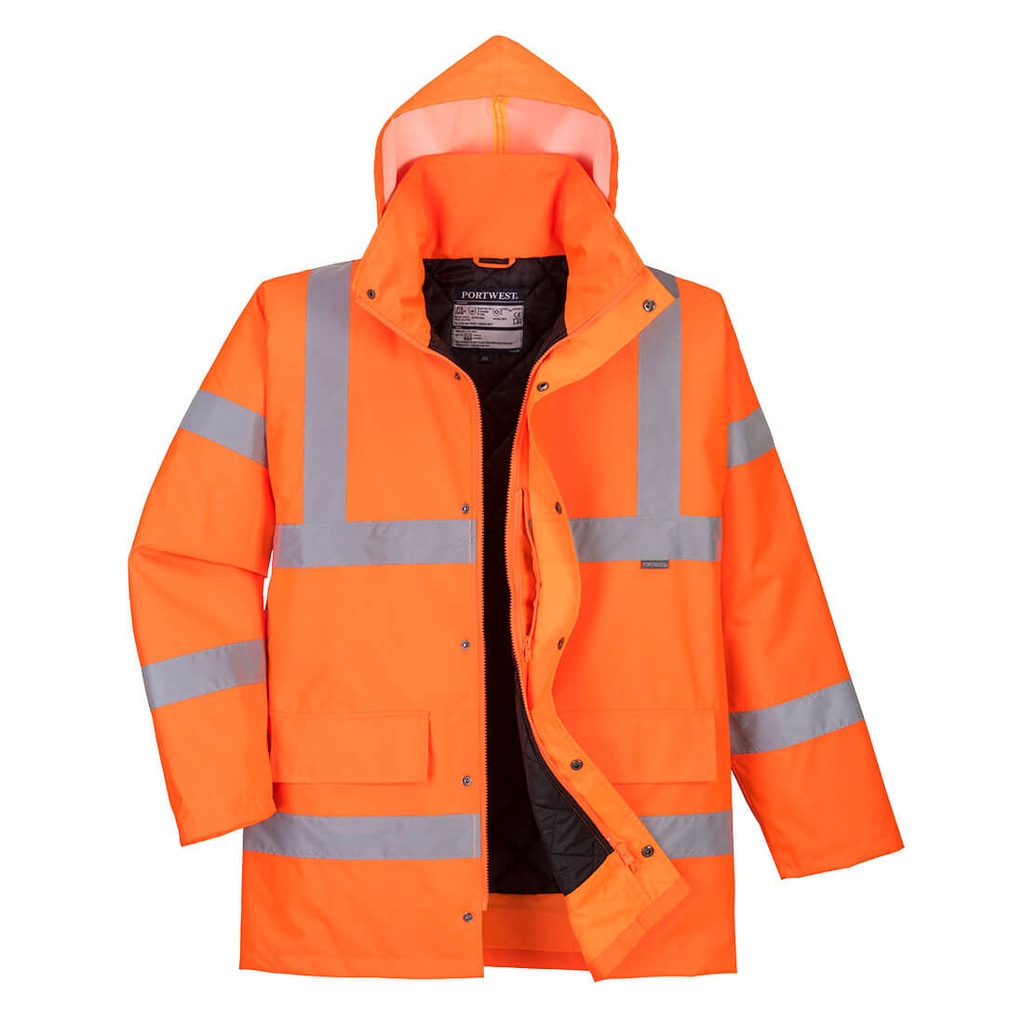 [RT30ORRXS] Hi-Vis Winter Traffic Jacket (XS)