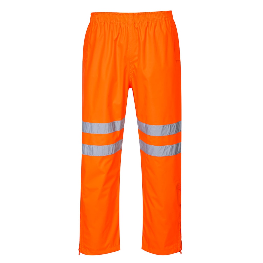 [RT61ORRXS] Hi-Vis Breathable Rain Trousers (XS)