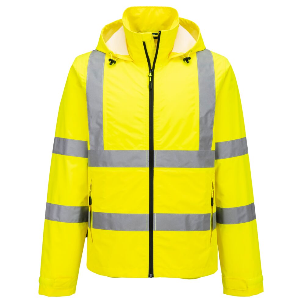 [S164YERS] Hi-Vis Lightweight Packable Jacket (S, Yellow)