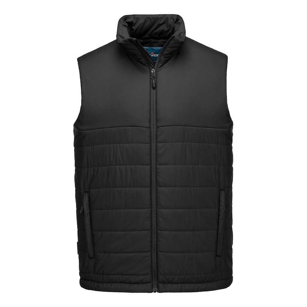 [S606BKRS] Professional Insulated Baffle Gilet (S, Black)