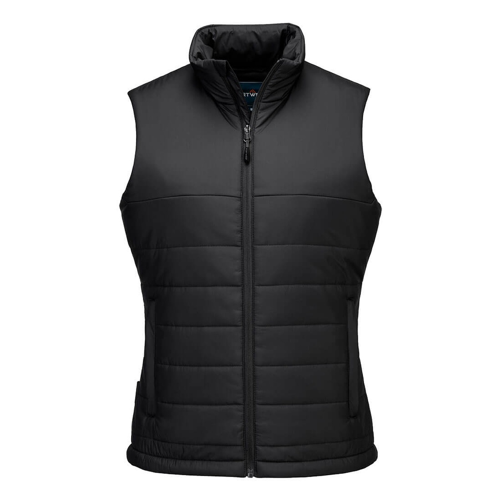 [S607BKRXS] Professional Women's Insulated Baffle Gilet (XS, Black)