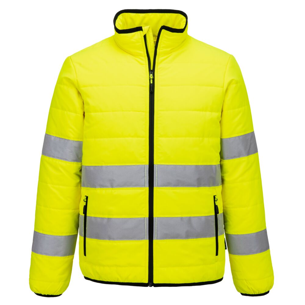 [S617YBRS] Hi-Vis Baffle Jacket (S, Yellow/Black)