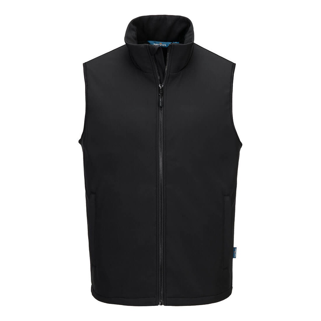 [S649BKRS] Heated Softshell Gilet (2L) (S, Black)