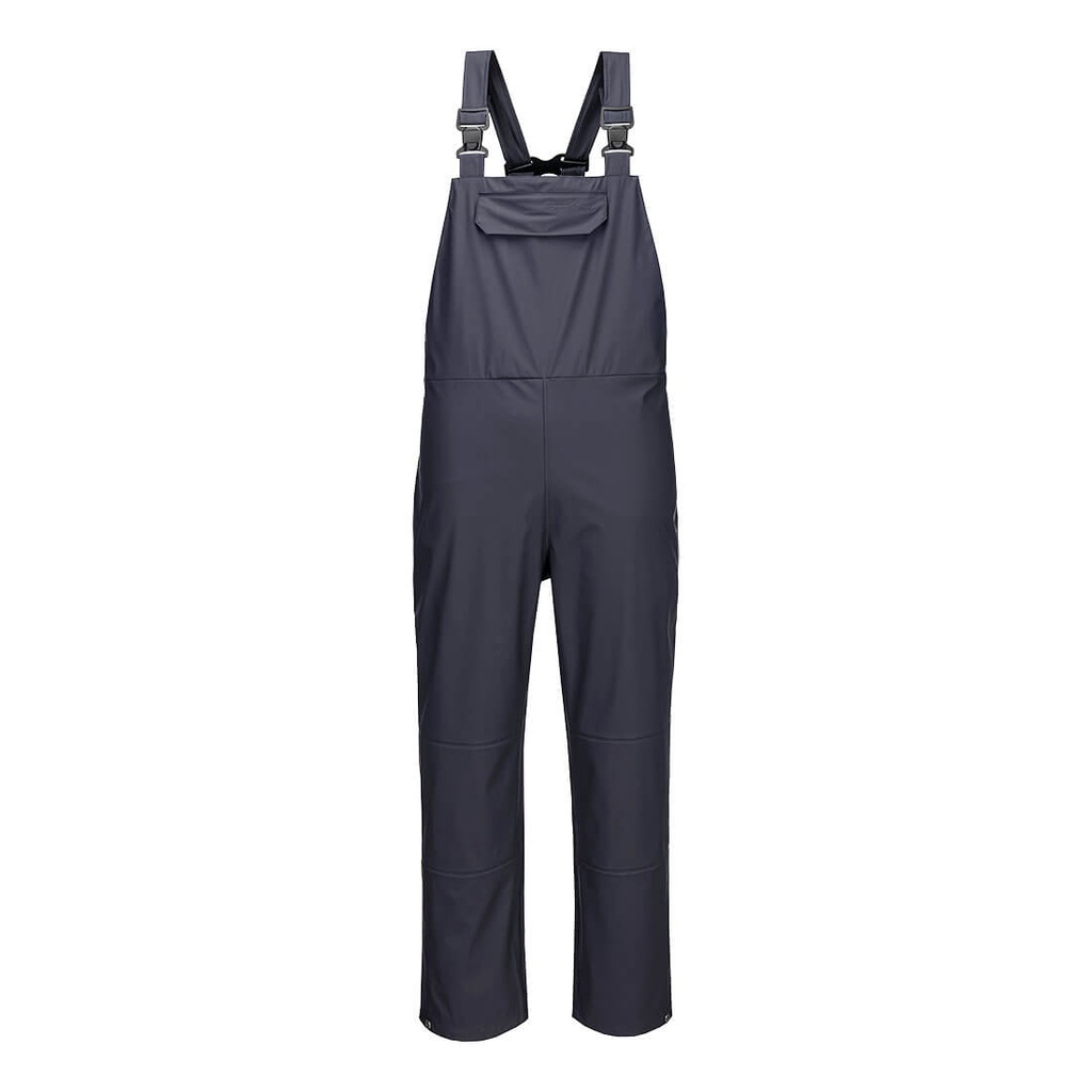 [S653NVRS] Flexatex Chem Bib and Brace (S, Navy)