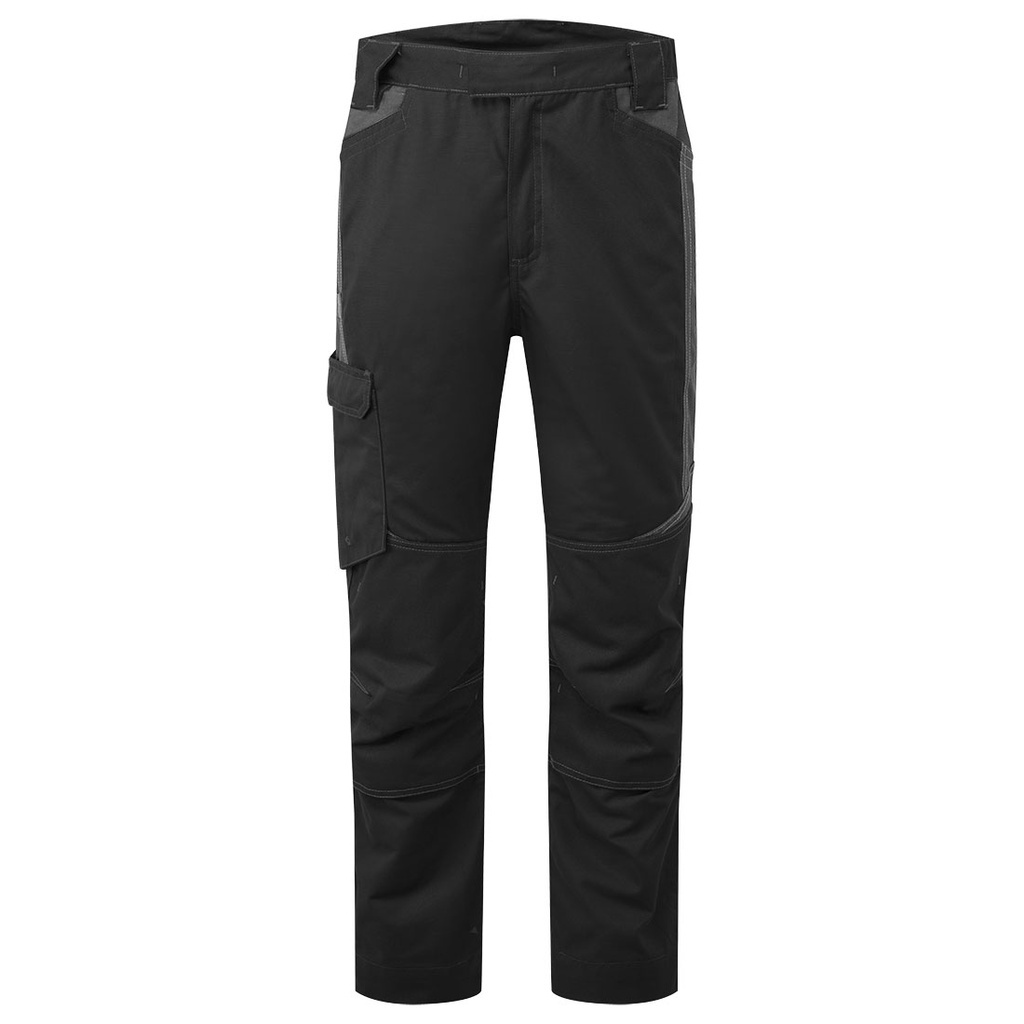 [T747BKR28] WX3 Industrial Wash Trousers (28, Black)