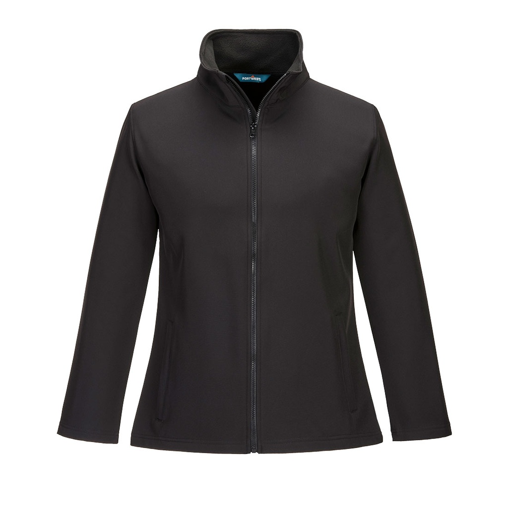 [TK21BKRXS] Women's Print and Promo Softshell (2L) (XS, Black)
