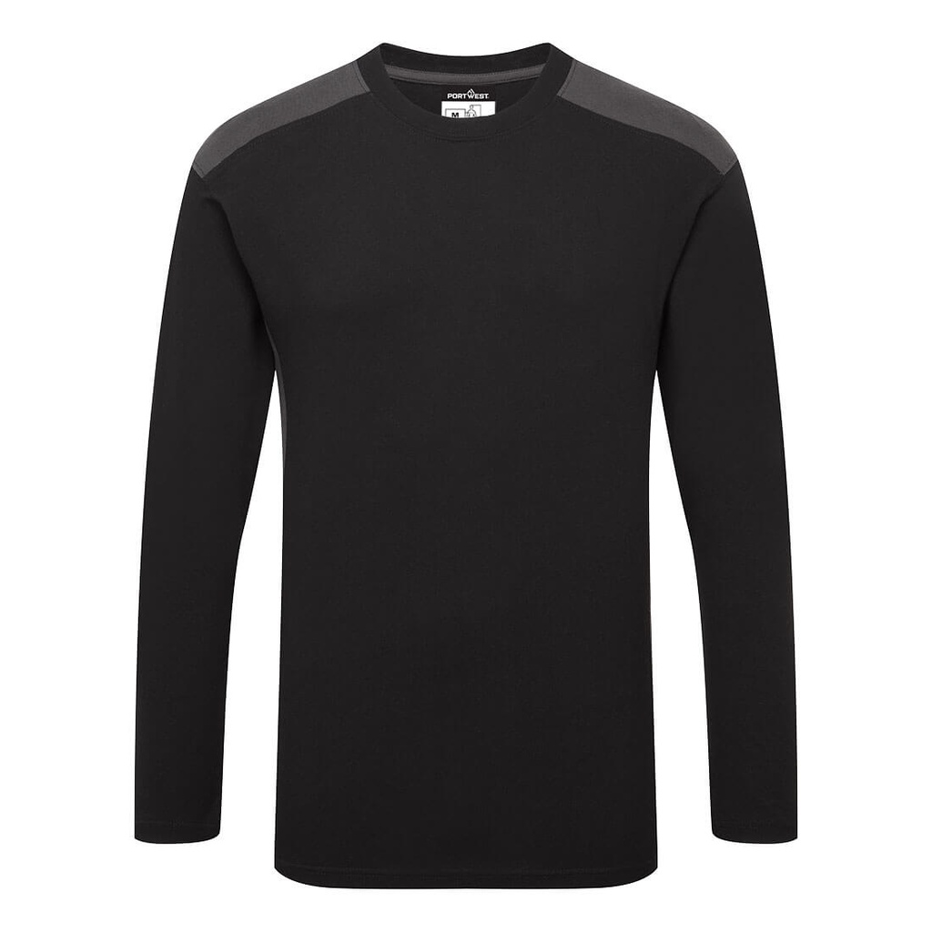 [W1664BYRS] Two-Tone T-Shirt L/S (S)
