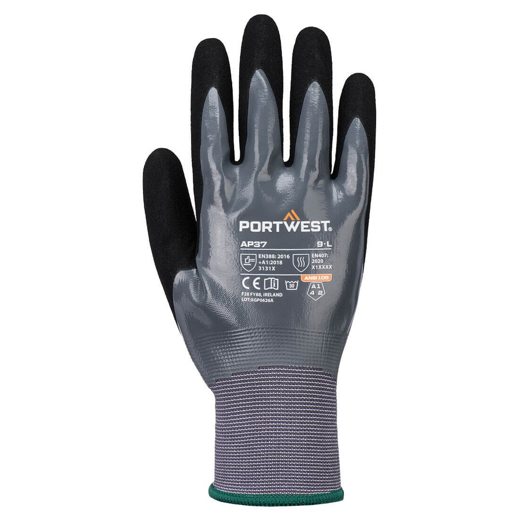 Portwest Grip 15 Nitrile Foam Touch Screen Glove (S)