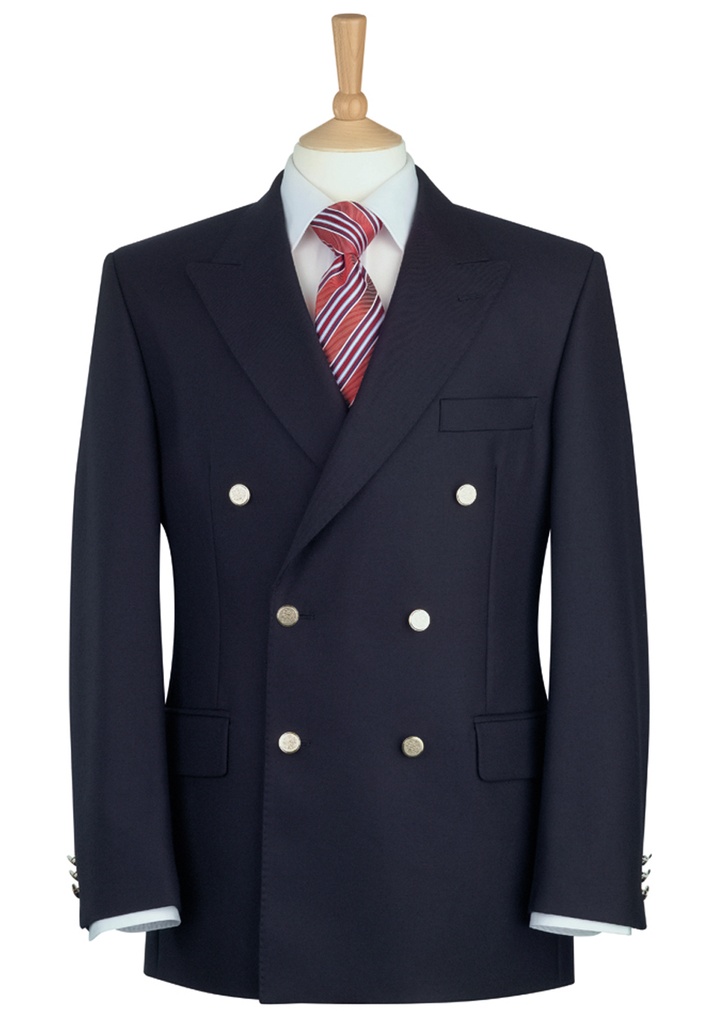 [7046ANavy36R] Brook Taverner Reigate Blazer (36 Regular)