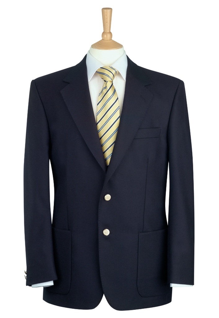 [7057ANavy36R] Brook Taverner Oxford Blazer (36 Regular)