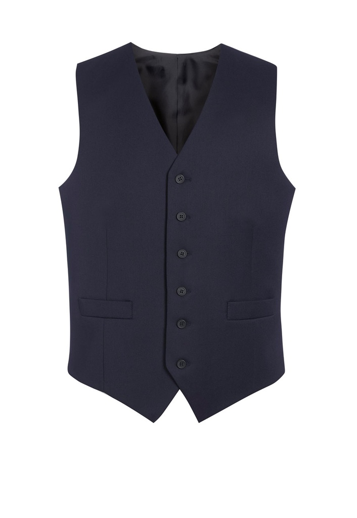 [1094DBlack36R] Brook Taverner Gamma Waistcoat (36 Regular, Black)
