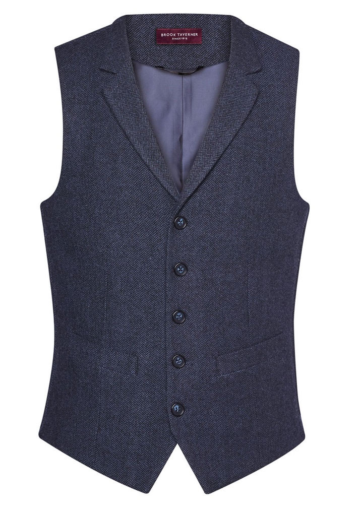 Brook Taverner Memphis Tweed Waistcoat