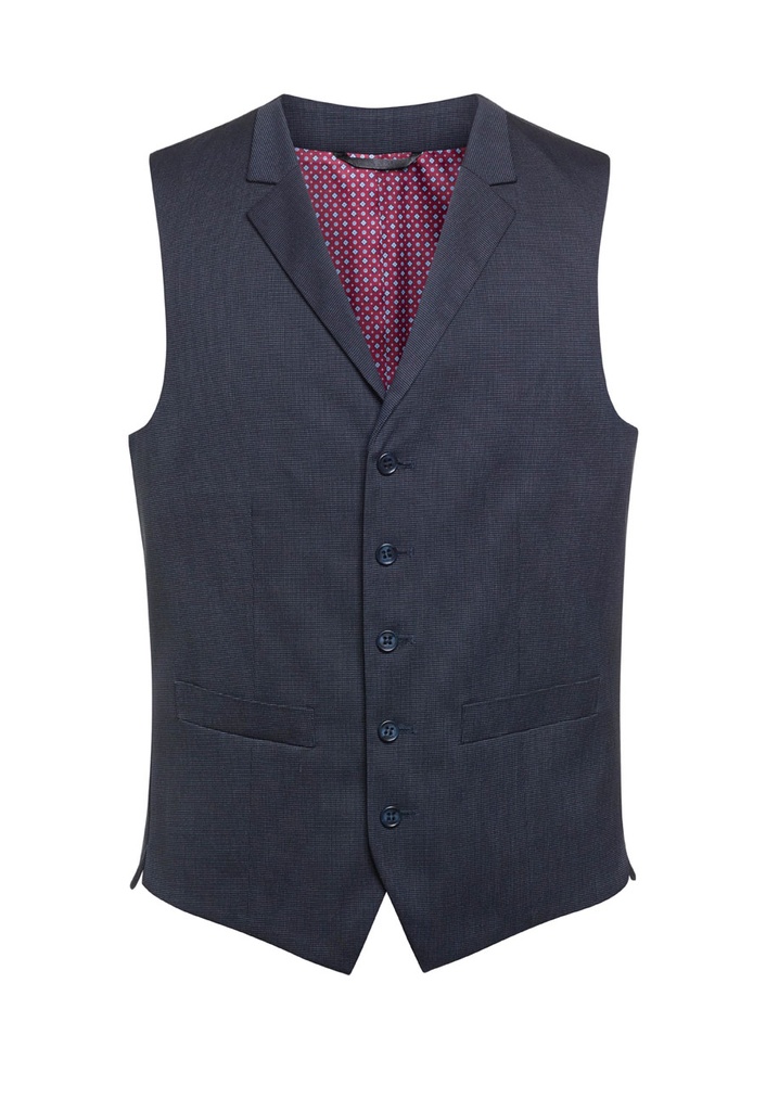 [1449DBlack36R] Brook Taverner Proteus Waistcoat (36 Regular, Black)
