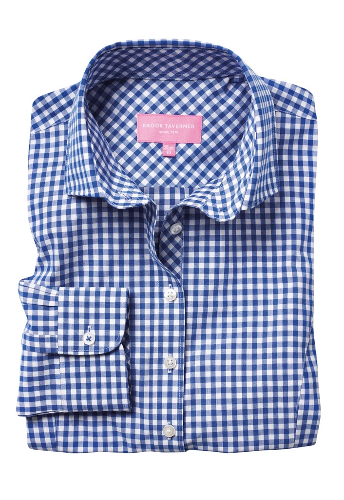 [2321BBrown06R] Brook Taverner Kansas Shirt (6 Regular, Brown)