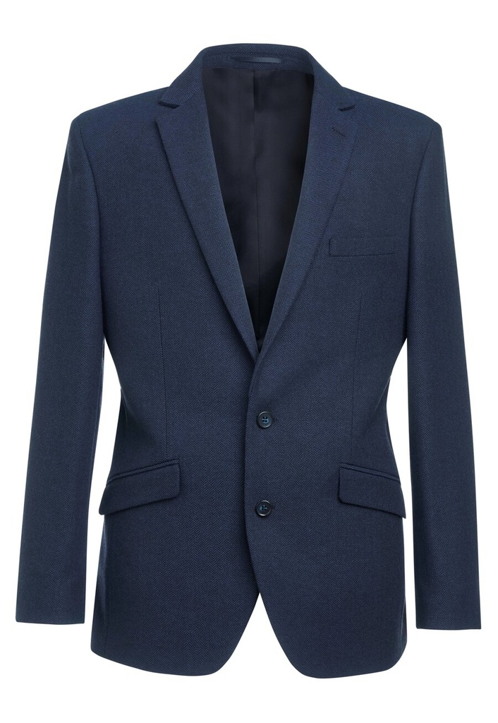 [3836ANavyHB36R] Brook Taverner Quebec Tweed Jacket (36 Regular, Navy H/B)