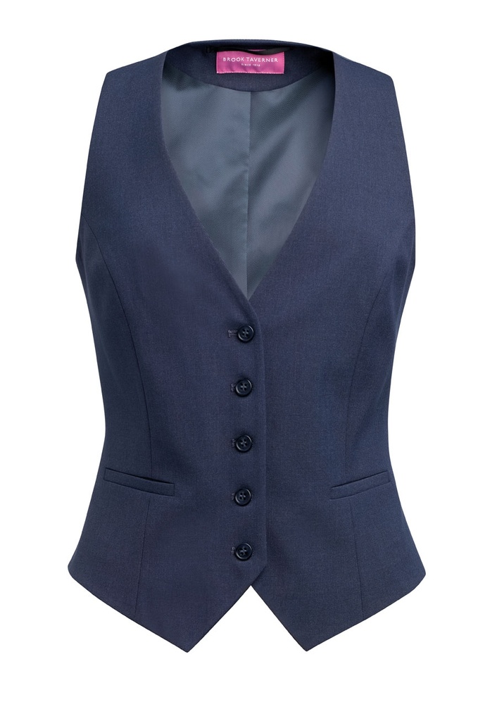 [2391CGreyXXL] Brook Taverner Beatrice Waistcoat (XXL, Grey)