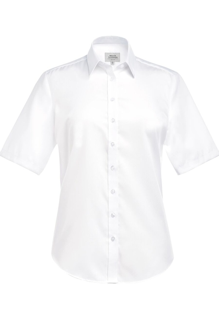 [2405AWhite06R] Brook Taverner Olbia Shirt (6 Regular)