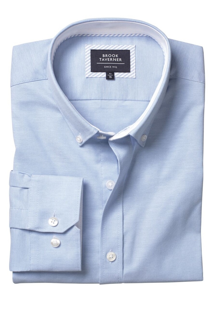 [4717ESkyBlue145] Brook Taverner Stewart Shirt (145, Sky Blue)