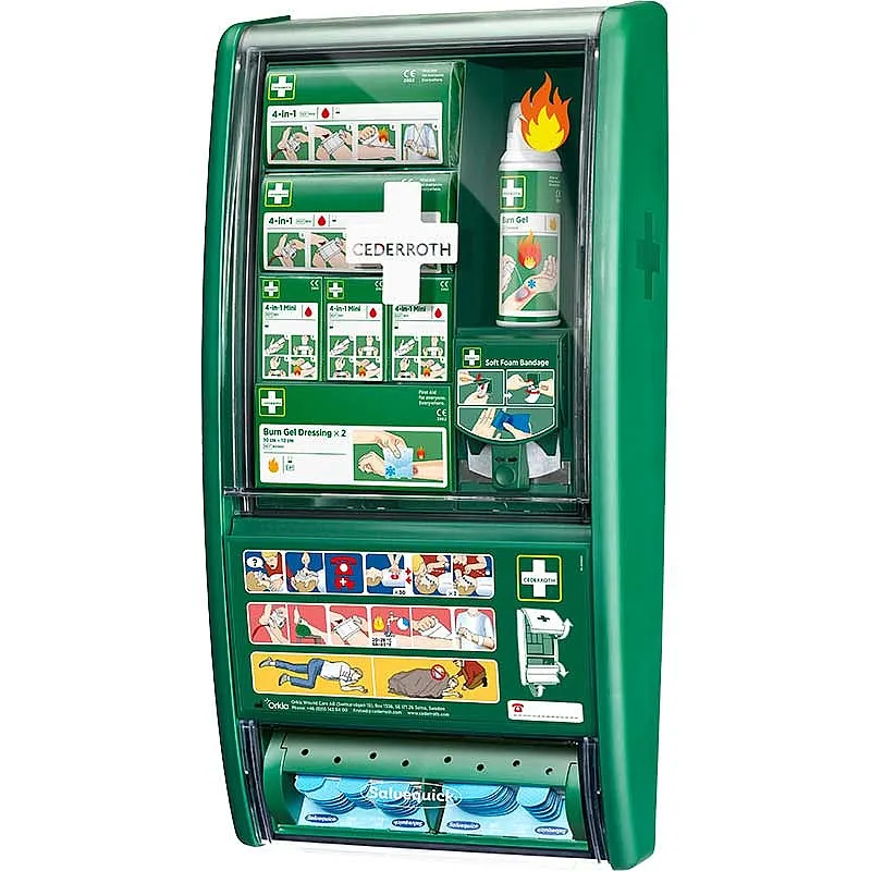 [CD61] Cederroth Burn Station 51011003, plus First Aid