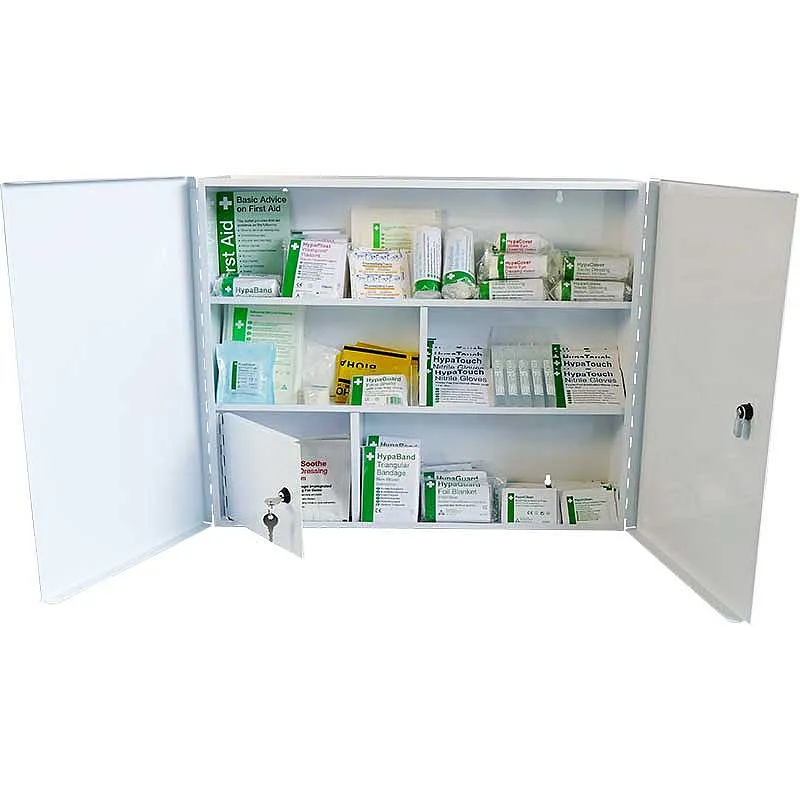 [K3352MD] Industrial High-Risk First Aid Cabinet (Medium), British Standard Compliant