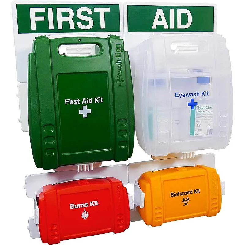 [FAP33SM] Evolution Complete First Aid Point (Small), British Standard Compliant Evolution +, Complete