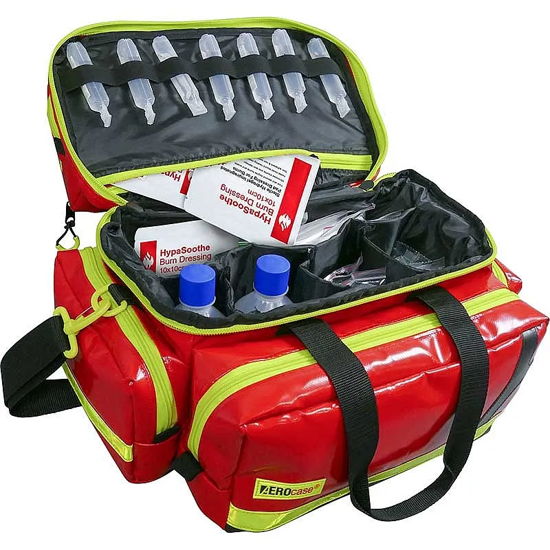 [C763RED] Emergency bag large pvc red PVC, Red, Empty