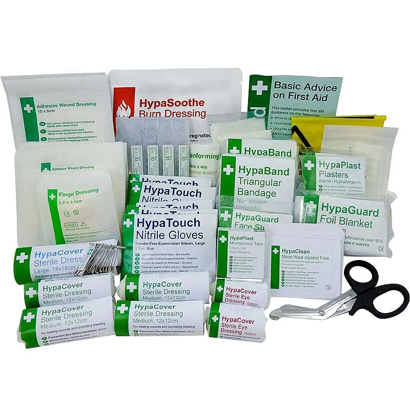 [R3300MD] Industrial High-Risk First Aid Kit Refill (Medium), British Standard Compliant