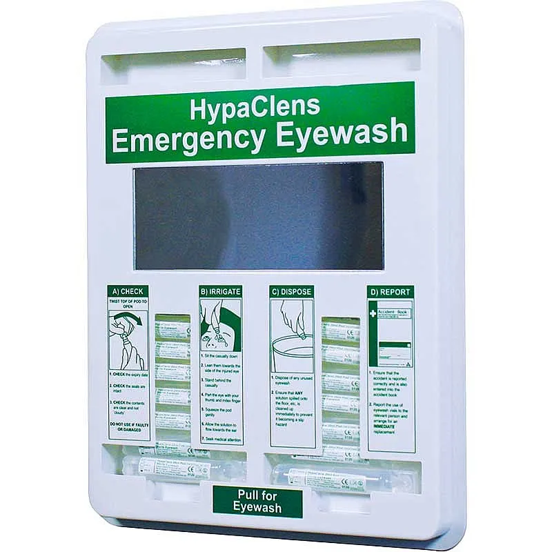 [E498] HypaClens Eye Wash Dispenser inc. 25 Eye Wash Pods