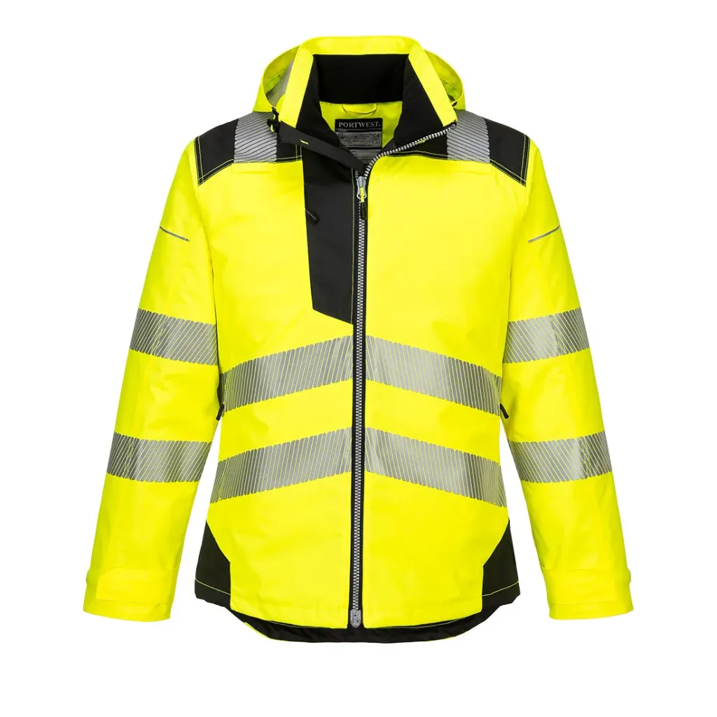 PW3 Hi-Vis Winter Jacket (S, Yellow/Black)