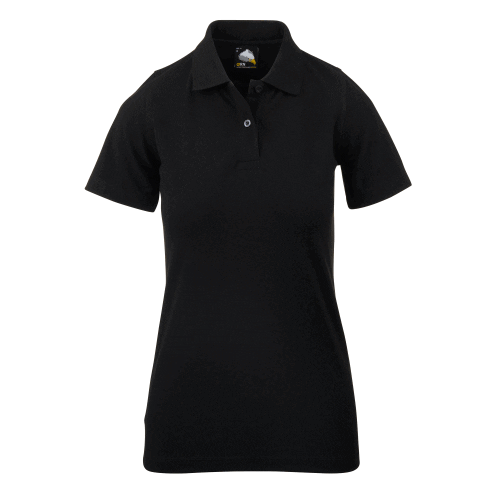 [ORN1136.BK.8] Ladies Raven Poloshirt (8, Black)