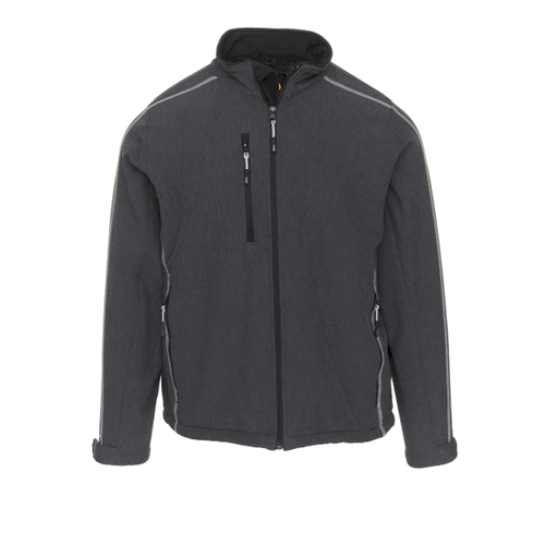 [ORN4240.MEBK.XS] Crane Fur-Lined Softshell (XS, Charcoal Melange/Black)